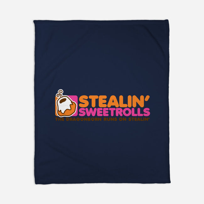 Stealin' Sweetrolls-none fleece blanket-merimeaux