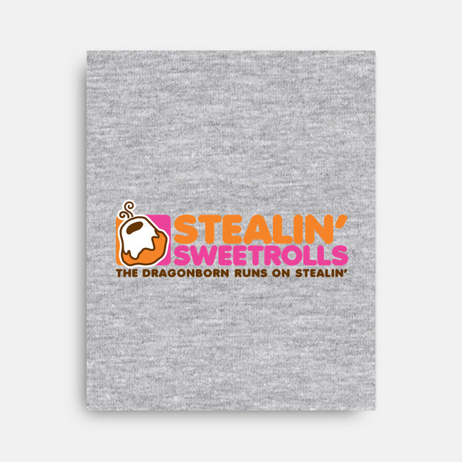 Stealin' Sweetrolls-none stretched canvas-merimeaux