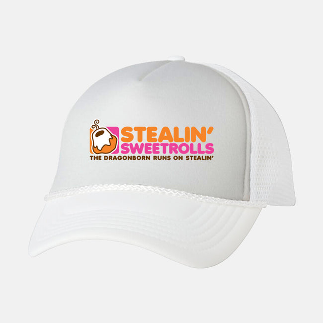 Stealin' Sweetrolls-unisex trucker hat-merimeaux
