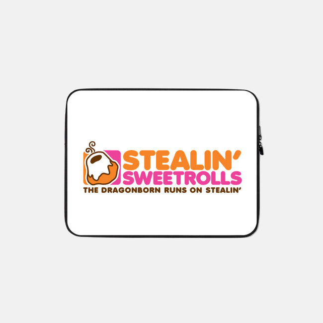Stealin' Sweetrolls-none zippered laptop sleeve-merimeaux