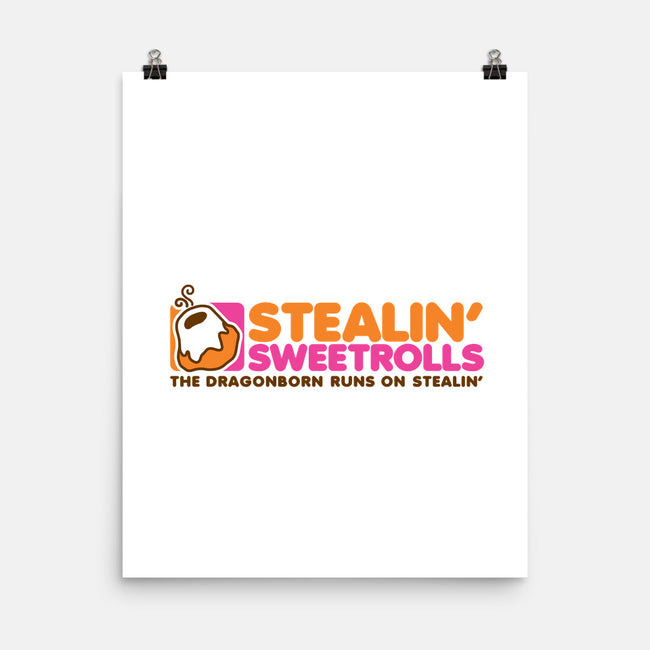 Stealin' Sweetrolls-none matte poster-merimeaux