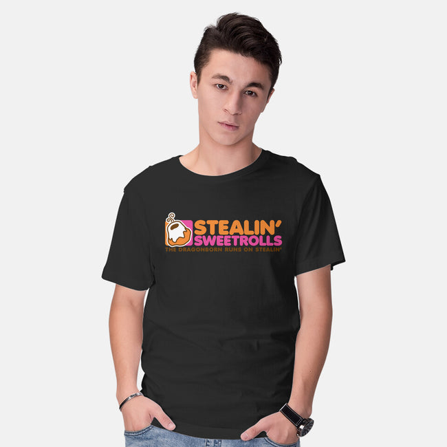 Stealin' Sweetrolls-mens basic tee-merimeaux