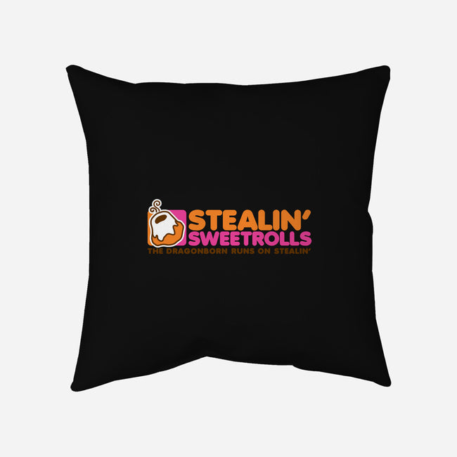 Stealin' Sweetrolls-none non-removable cover w insert throw pillow-merimeaux