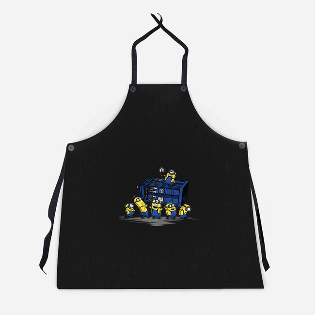 Stealing Time-unisex kitchen apron-onebluebird