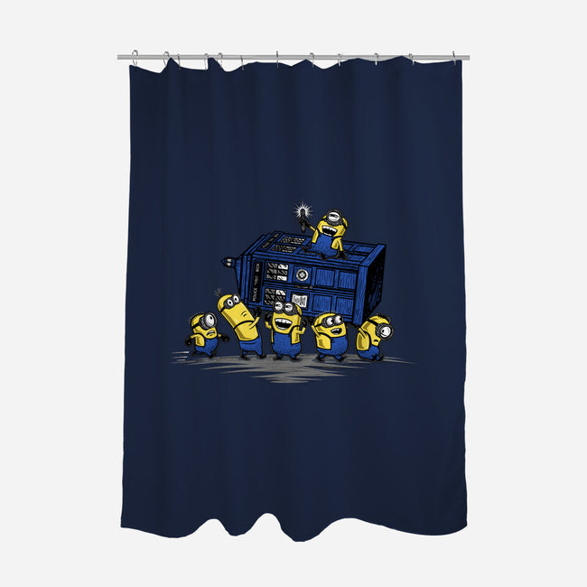 Stealing Time-none polyester shower curtain-onebluebird