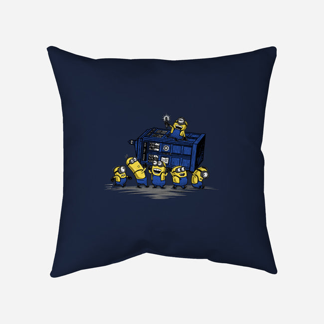 Stealing Time-none non-removable cover w insert throw pillow-onebluebird