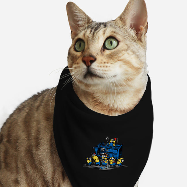 Stealing Time Again-cat bandana pet collar-onebluebird