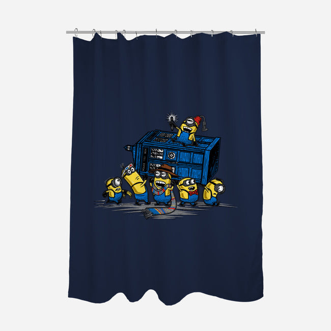 Stealing Time Again-none polyester shower curtain-onebluebird