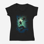 Stealth Attack-womens v-neck tee-vp021
