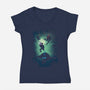 Stealth Attack-womens v-neck tee-vp021