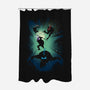 Stealth Attack-none polyester shower curtain-vp021