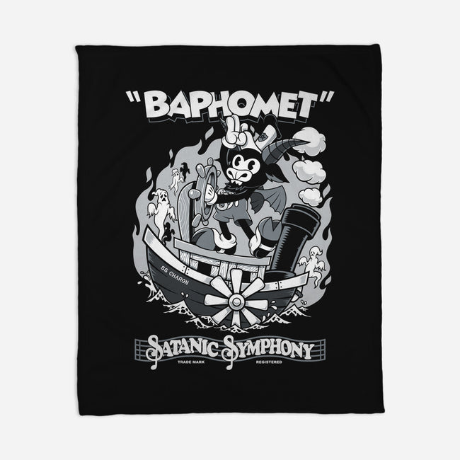 Steamboat Baphy-none fleece blanket-Nemons