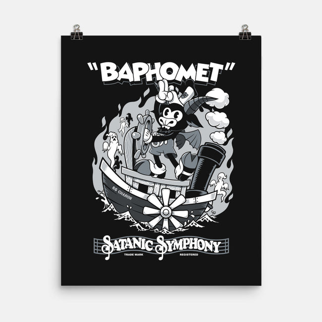 Steamboat Baphy-none matte poster-Nemons