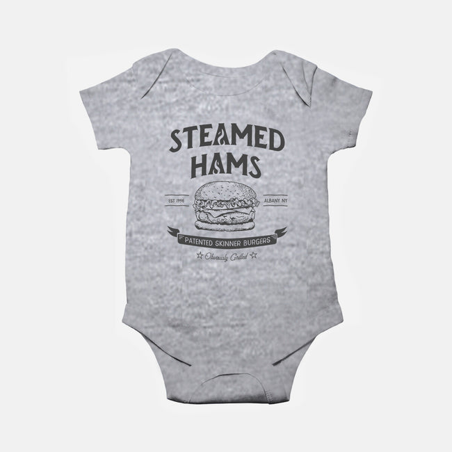 Steamed Hams-baby basic onesie-jamesbattershill