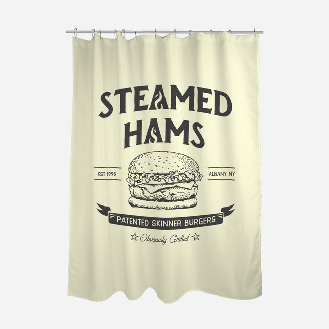 Steamed Hams-none polyester shower curtain-jamesbattershill