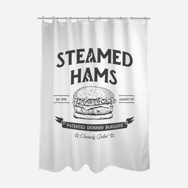 Steamed Hams-none polyester shower curtain-jamesbattershill