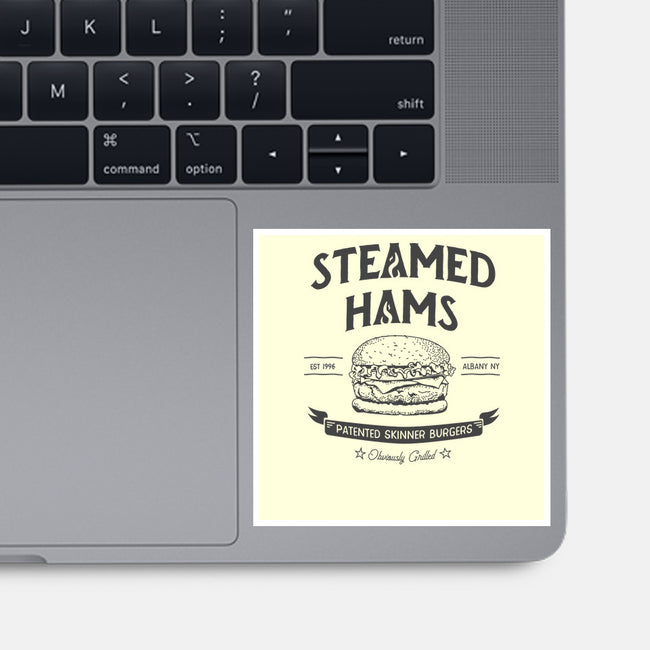 Steamed Hams-none glossy sticker-jamesbattershill