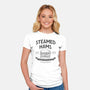 Steamed Hams-womens fitted tee-jamesbattershill