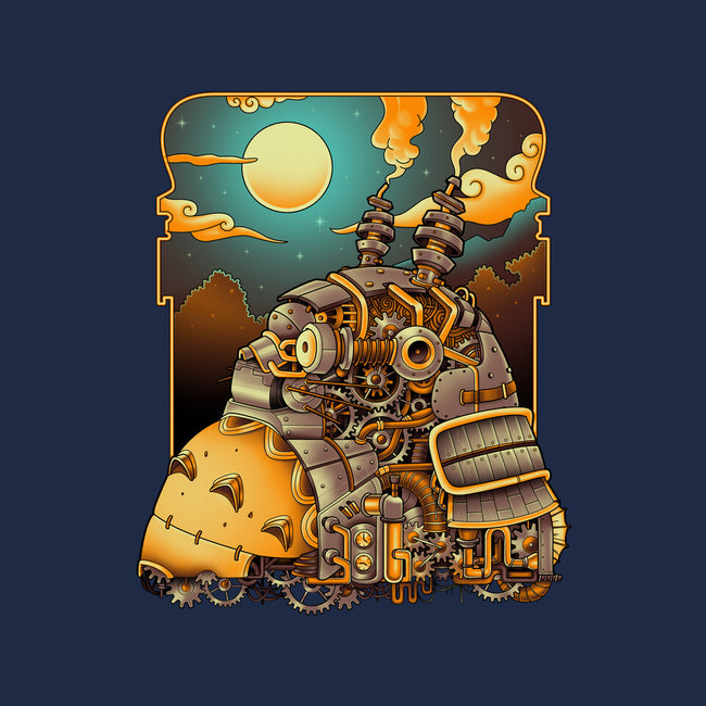 Steampunk Neighbor-none stretched canvas-batang 9tees