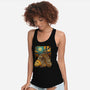 Steampunk Neighbor-womens racerback tank-batang 9tees