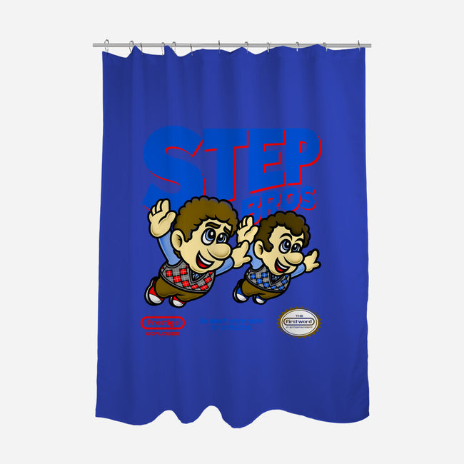 Step Bros-none polyester shower curtain-jangosnow