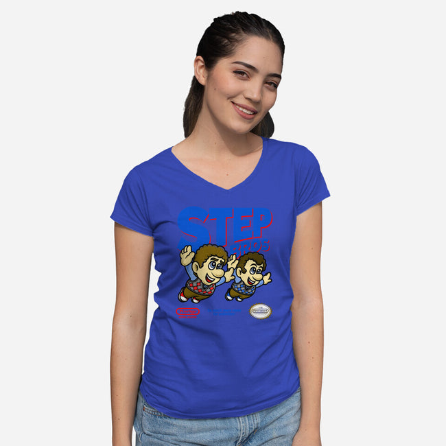 Step Bros-womens v-neck tee-jangosnow
