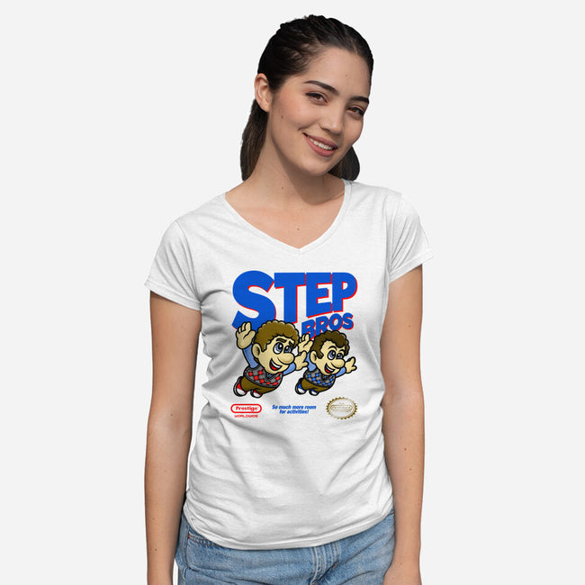 Step Bros-womens v-neck tee-jangosnow