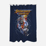 Steve's Adventure in Babysitting-none polyester shower curtain-jlaser