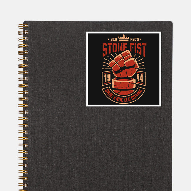 Stone Fist Boxing-none glossy sticker-adho1982