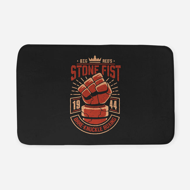Stone Fist Boxing-none memory foam bath mat-adho1982