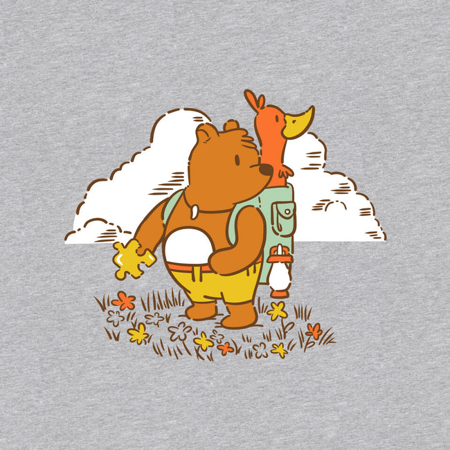 Storybook Friends-womens v-neck tee-Jaime Ugarte