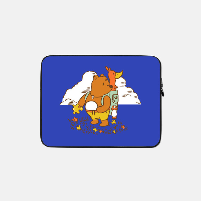 Storybook Friends-none zippered laptop sleeve-Jaime Ugarte