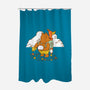 Storybook Friends-none polyester shower curtain-Jaime Ugarte