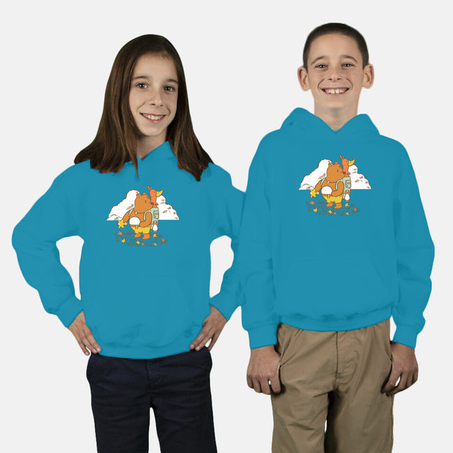 Storybook Friends-youth pullover sweatshirt-Jaime Ugarte