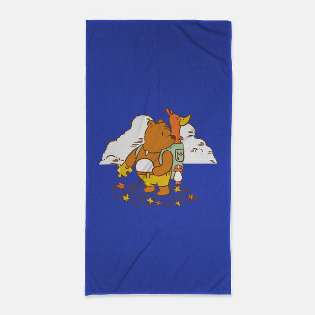 Storybook Friends-none beach towel-Jaime Ugarte