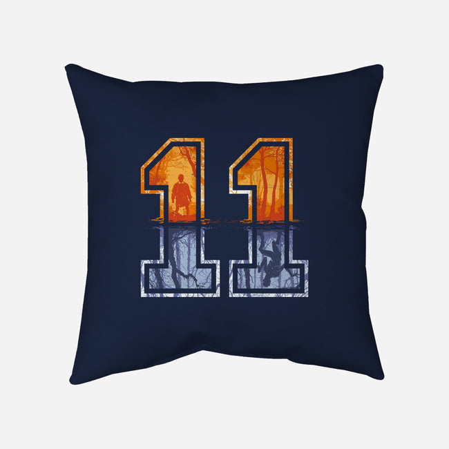 Strange 11-none removable cover w insert throw pillow-DJKopet