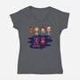 Strange Little Things-womens v-neck tee-mattkaufenberg