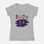 Strange Little Things-womens v-neck tee-mattkaufenberg