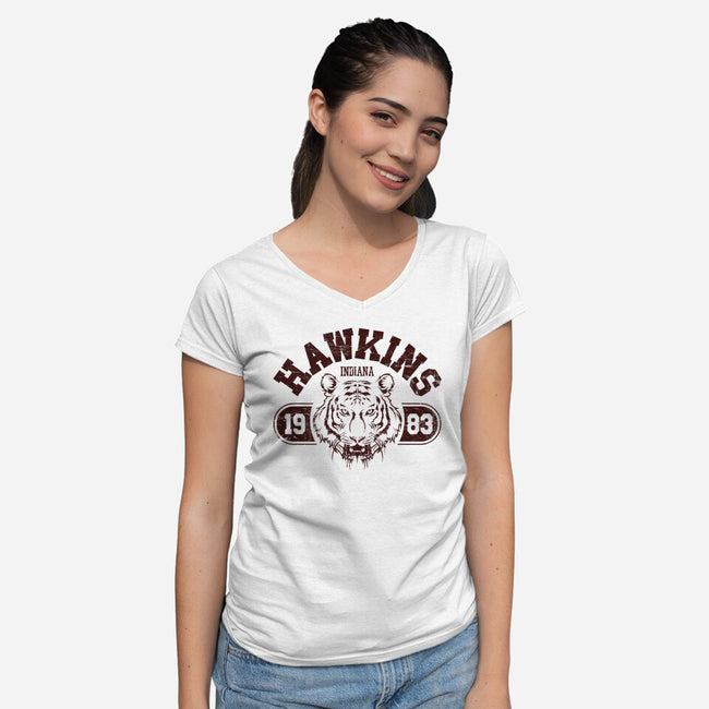 Strange School-womens v-neck tee-CappO
