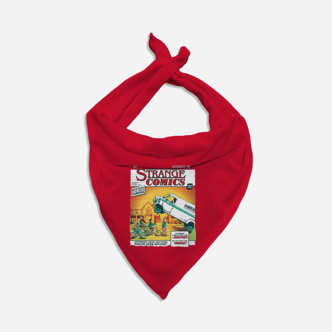 Stranger Comics-cat bandana pet collar-olly OS