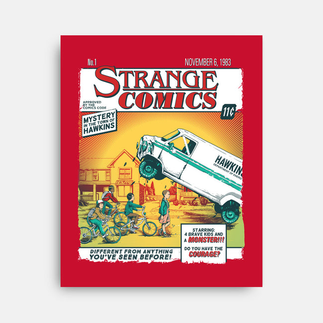 Stranger Comics-none stretched canvas-olly OS