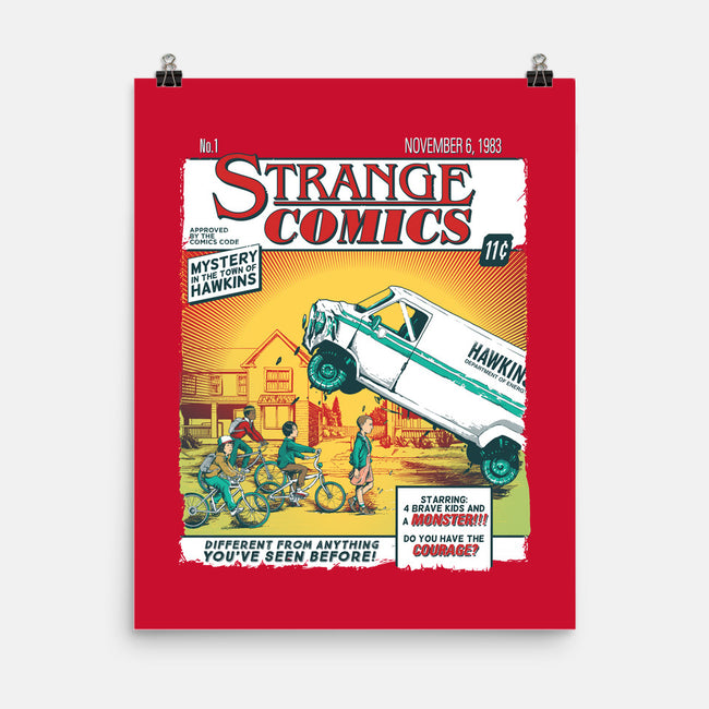 Stranger Comics-none matte poster-olly OS