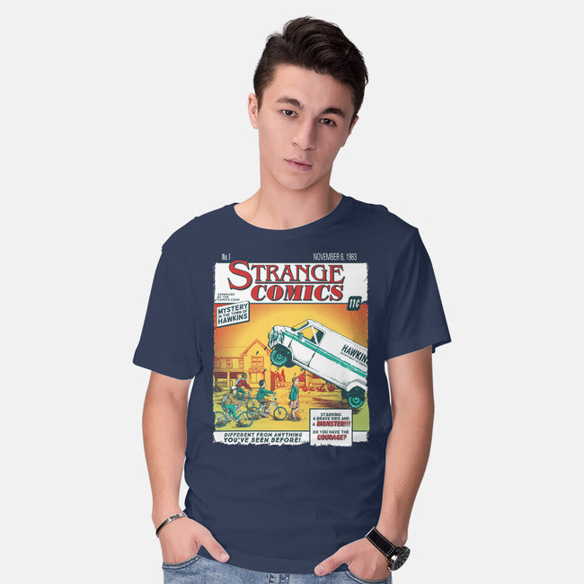 Stranger Comics-mens basic tee-olly OS