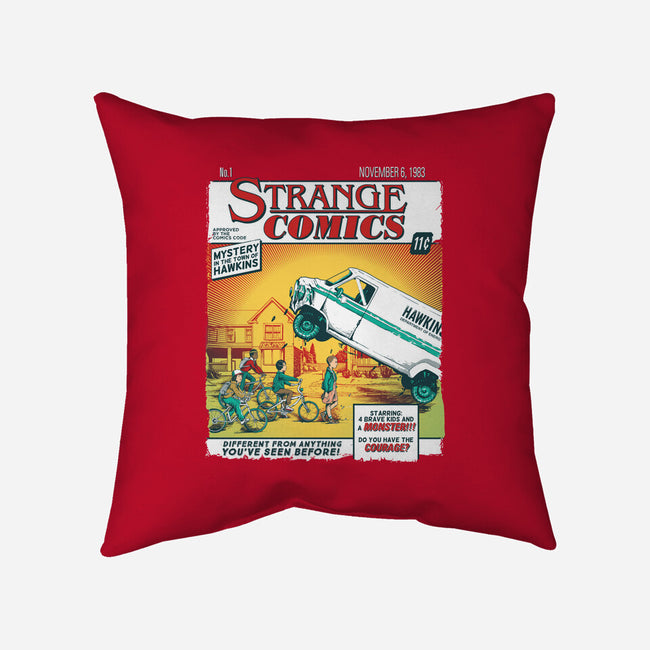 Stranger Comics-none removable cover w insert throw pillow-olly OS