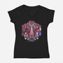 Stranger Nouveau-womens v-neck tee-MeganLara