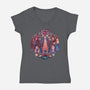 Stranger Nouveau-womens v-neck tee-MeganLara
