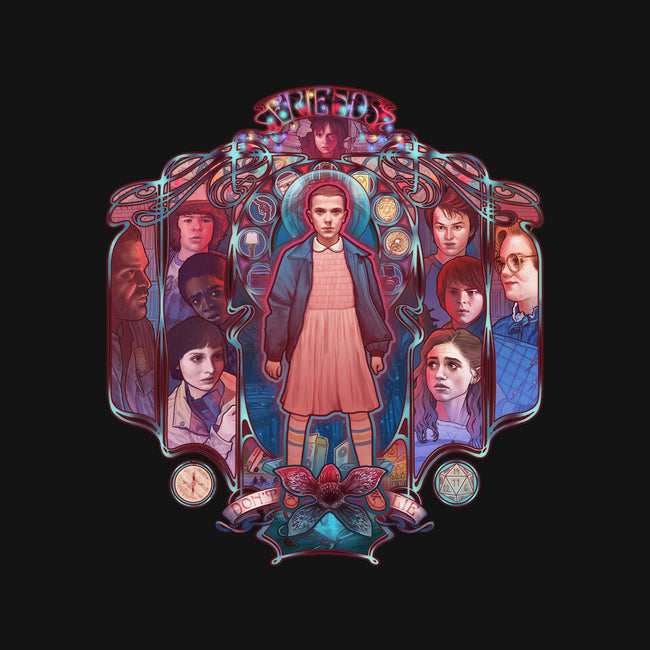 Stranger Nouveau-none removable cover w insert throw pillow-MeganLara