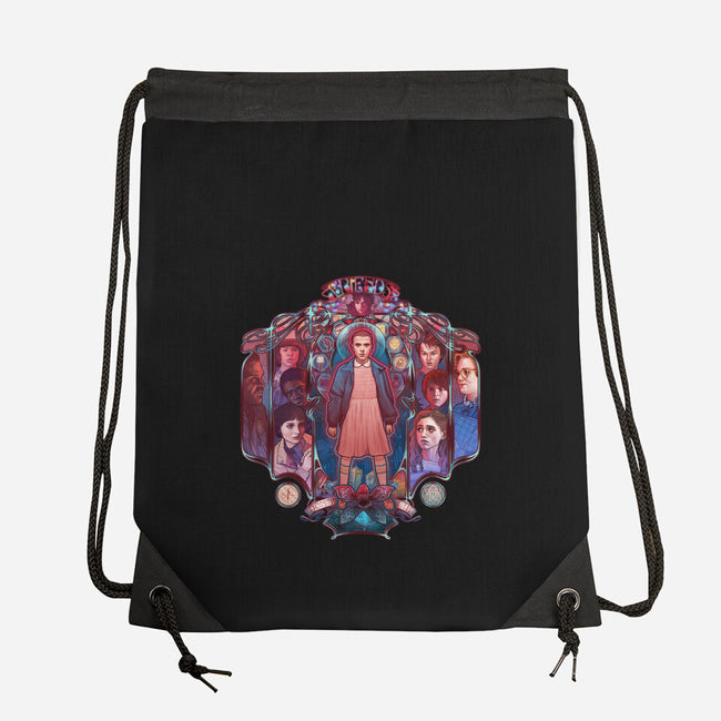 Stranger Nouveau-none drawstring bag-MeganLara