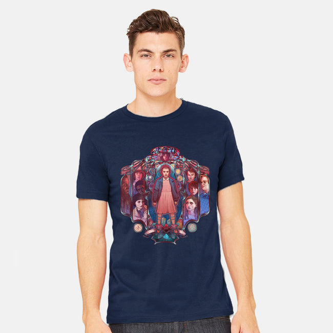 Stranger Nouveau-mens heavyweight tee-MeganLara