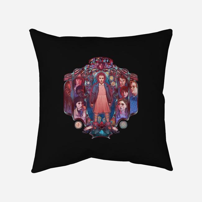Stranger Nouveau-none removable cover w insert throw pillow-MeganLara